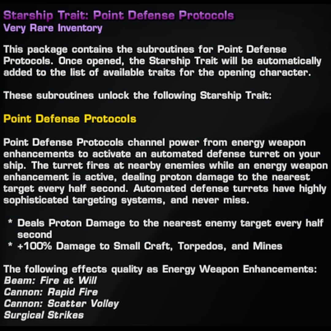 Point Defense Protocols MMOGold